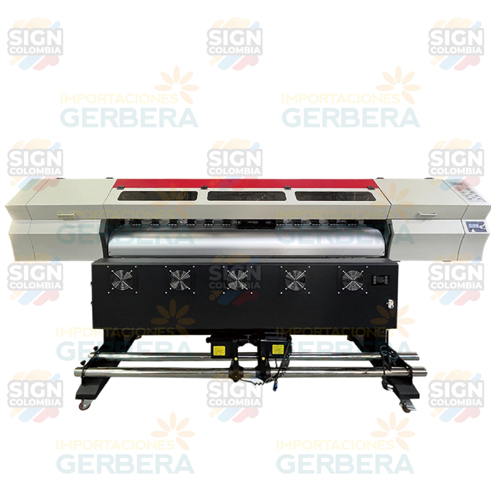Plotter- Impresora eco solvente de 1,8 m con 4 cabezales de impresión Epson I3200E - SIGN COLOMBIA Plotter de corte